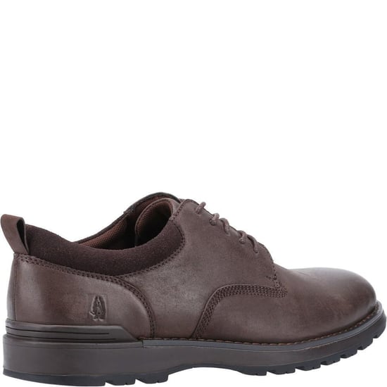 Hush Puppies Mens Dylan Leather Shoes (Brown) - Image 2