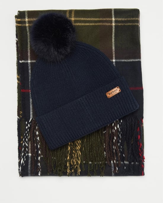 Conjunto de regalo Barbour Dover Beanie y Bufanda Hailes - Image 6