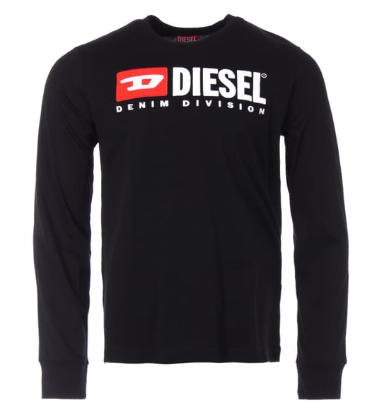 Camiseta Negra De Manga Larga Con El Logotipo De Diesel Denim Division - Image 1