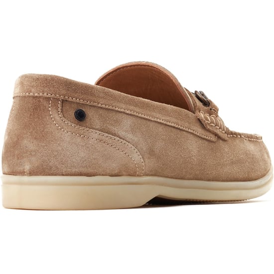 Base London Snapper Leather Men's Sand Loafers - Image 2