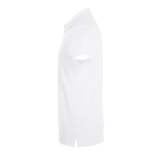 SOLS Mens Phoenix Short Sleeve Pique Polo Shirt (White) - Image 3