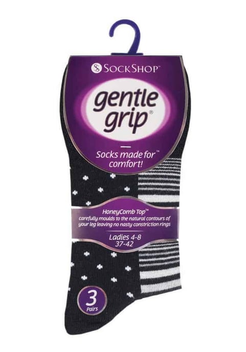 Gentle Grip - 6 Pares Calcetines No Elásticos Gentle Grip - GG135 - Image 2