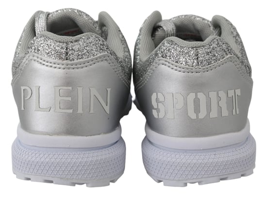Zapatillas para mujer Plein Sport Jasmines de poliéster plateado - Image 4