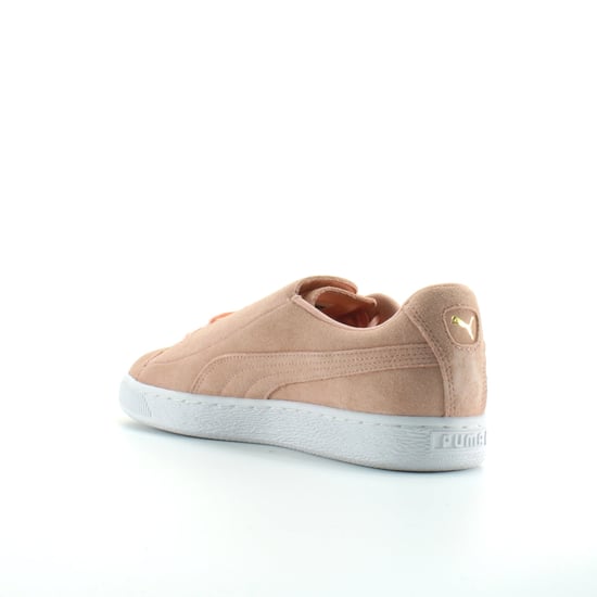Puma Suede Crush Peach Leather Zapatillas de deporte con cordones para mujer 369251 02 - Image 5