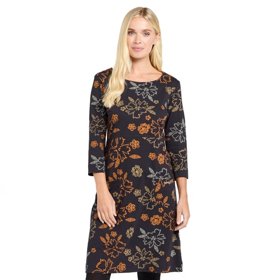 Weird Fish Women's Starshine Organic Jersey Dress, Navy