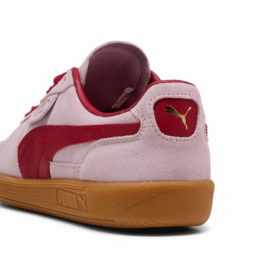 Zapatillas Puma Palermo de cuero rosa/carmesí oscuro - Image 5