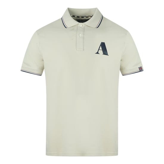 Aquascutum Polo A Logo Biege - Image 1