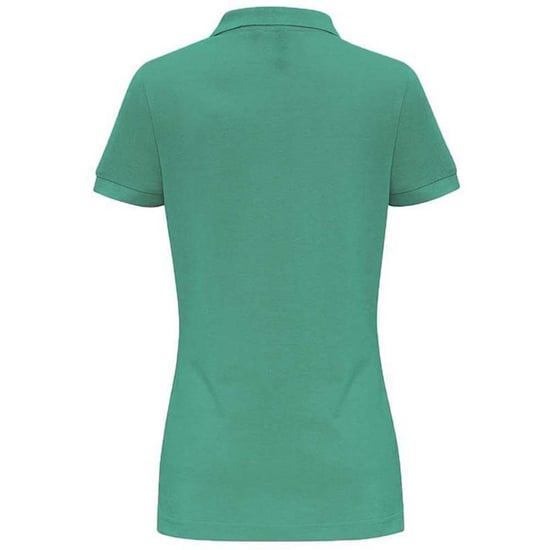 Asquith & Fox Womens/Ladies Plain Short Sleeve Polo Shirt (Kelly) - Image 2