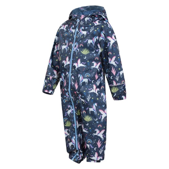 Mountain Warehouse Baby Unicorn Rain Suit (Blue/Pink/Green) - Image 3