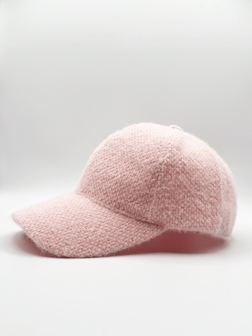 Soft Textured Cap In Pink