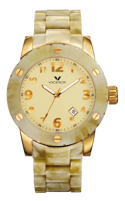 Viceroy: Men's CAREY Gold Watch..