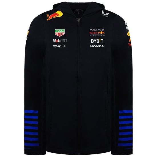 Red Bull Racing F1 2024 Team Mens Navy Track Jacket - Image 1