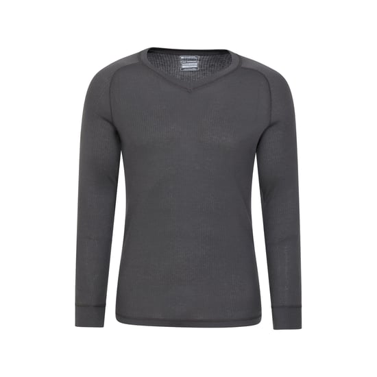 Mountain Warehouse Mens Talus V Neck Thermal Top (Grey) - Image 1