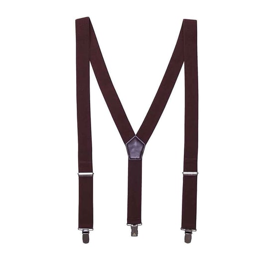 Premier Clip-On Trouser Braces (Brown) - Image 1