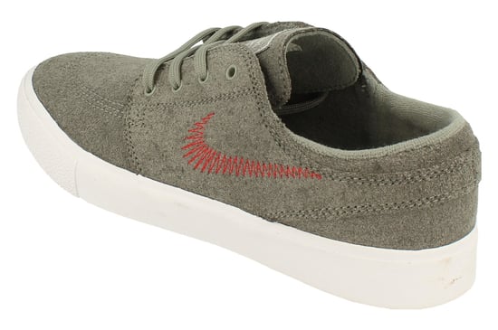 Nike Sb Zoom Janoski Flyleather Rm Mens Grey Trainers - Image 2