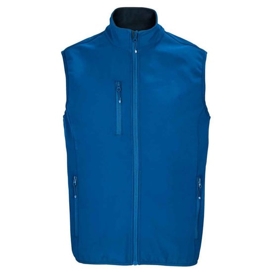 SOLS Mens Falcon Softshell Recycled Body Warmer (Royal Blue) - Image 1