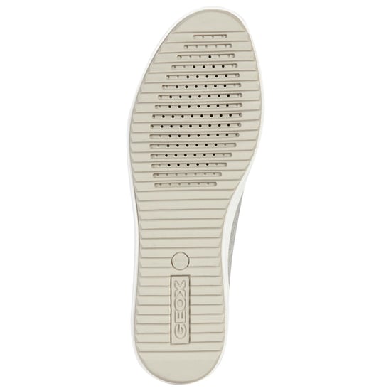 Geox D Blomiee A Synthetic Polyurethane Women's Silver Trainers - Image 3