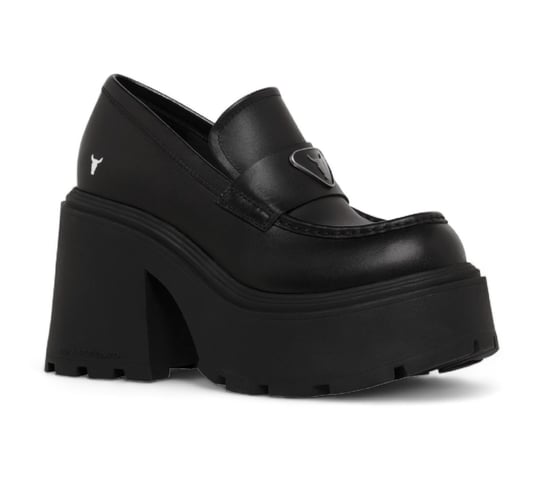 Zapatos de Plataforma de Cuero Negro Windsor Smith - Spolied - Image 3