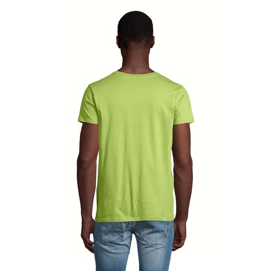 SOLS Mens Pioneer Organic Cotton T-Shirt (Apple Green) - Image 2