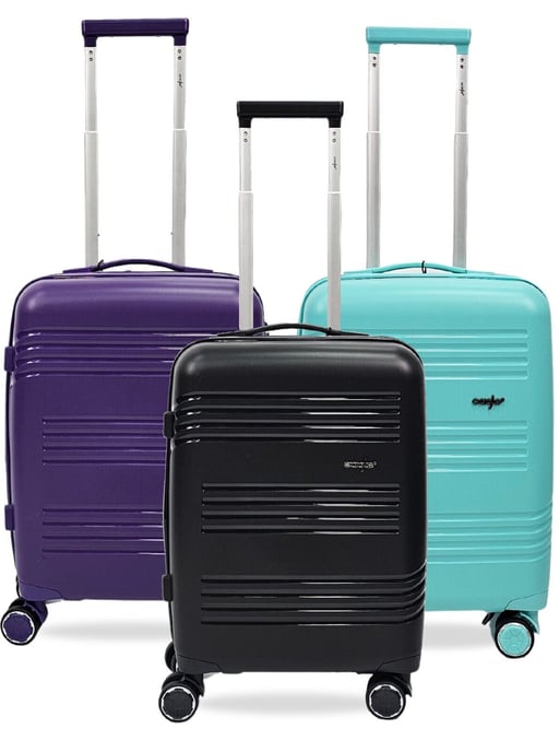 Hard Shell Cabin 4 Wheel Luggage TSA Travel Bag