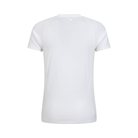 Mountain Warehouse Mens Summit Merino Wool Thermal Top (White) - Image 2