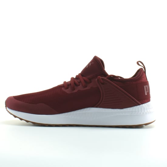 Puma Pacer Next Cage Burgundy Textile Mens Lace Up Trainers 365284 05