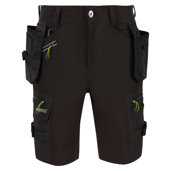 Regatta Mens Infiltrate Detachable Holster Pocket Shorts (Black) - Image 1