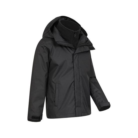 Mountain Warehouse Childrens/Kids Fell 3 in 1 Jacket (Black) - Image 4