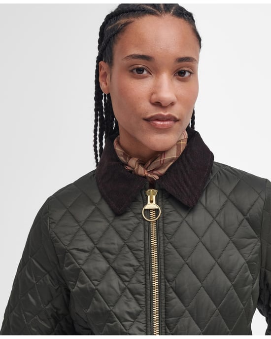 Chaqueta acolchada ajustada Beadnell para mujer Barbour - Image 2
