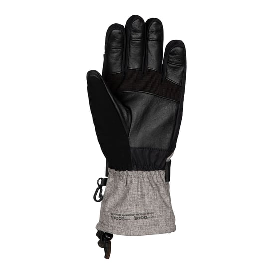 Trespass Womens/Ladies Sengla Ski Gloves (Black/Grey Marl) - Image 2