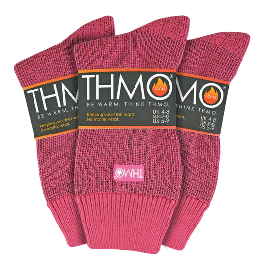 THMO - 3 Pack Multipack Calcetines gruesos de invierno para mujer con parte superior de confort - Image 1