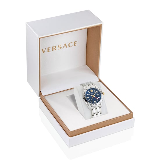 Reloj de Hombre Versace Greca Time GMT Plata VE7C00523 - Image 2