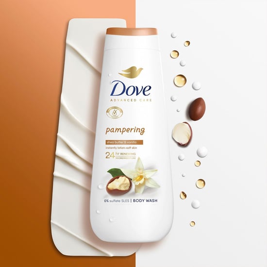 Dove Advanced Care Body Wash Pampering 24Hrs Renewing Micromoisture 225ml, 4pk