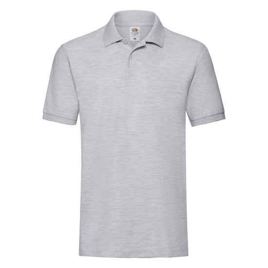 Fruit of the Loom Mens Premium Pique Polo Shirt (Heather Grey) - Image 1