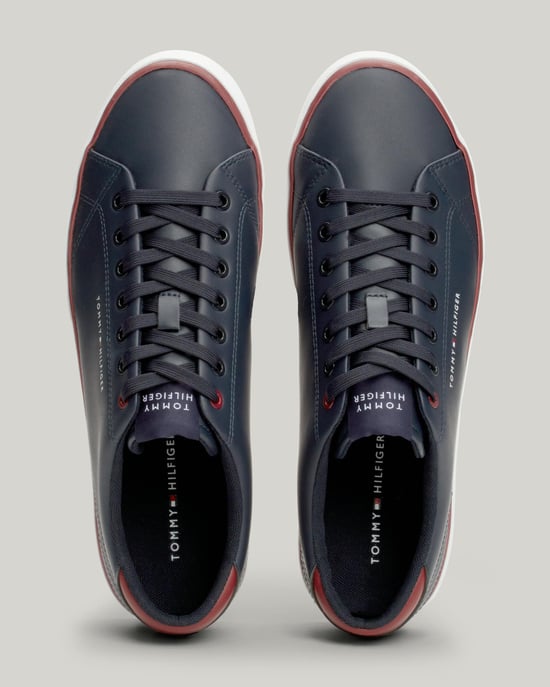 Zapatillas de cuero vulcanizado para hombre TH Essential Core de Tommy Hilfiger - Image 3