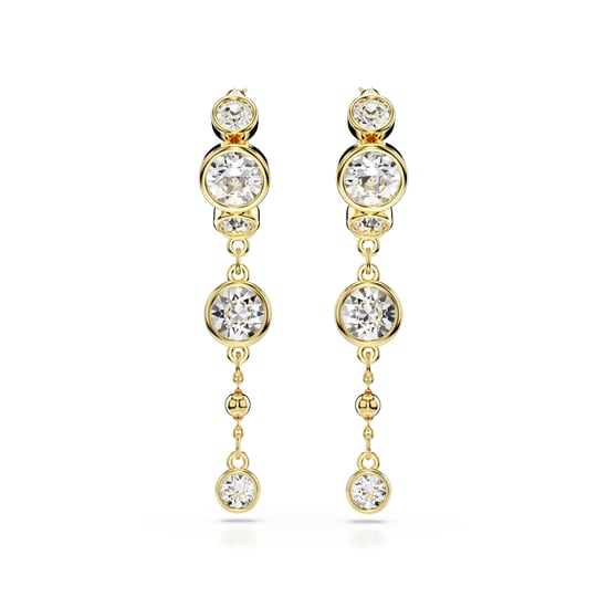Swarovski 'Imber' Women's Gold Plated Metal Drop Earrings - Gold 5680097 - Image 2
