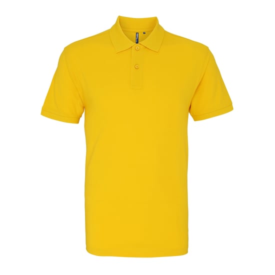Asquith & Fox Mens Plain Short Sleeve Polo Shirt (Sunflower) - Image 1