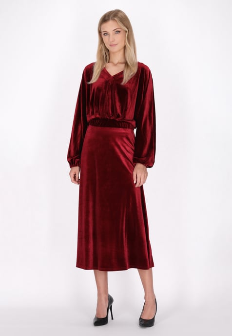 Dreimaster Skirt women dark red - Image 2