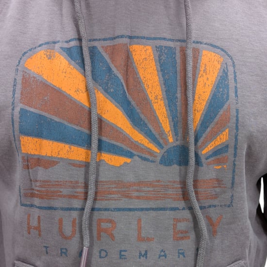 Hurley Mens Fleece Hoodie Casual Pullover Hooded