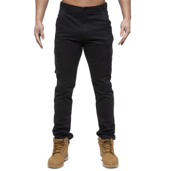 Enzo | Pantalones Cargo Hombre - Negro - Image 2