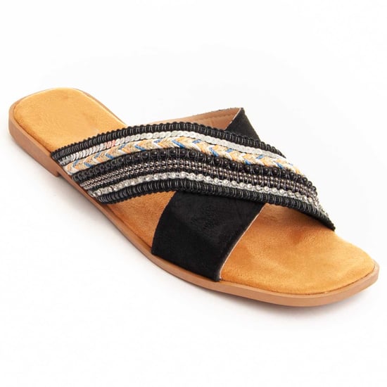 Sandalía Plana Montevita Flipp5 en Negro - Image 3