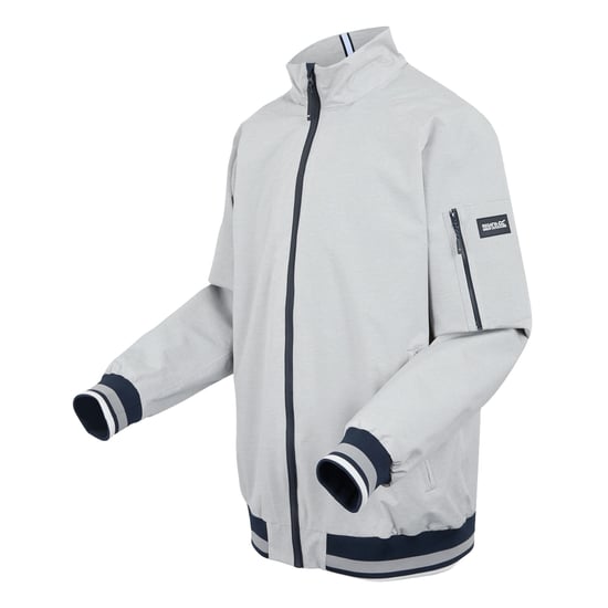 Regatta Mens Shorebay III Waterproof Jacket (Silver Grey) - Image 3