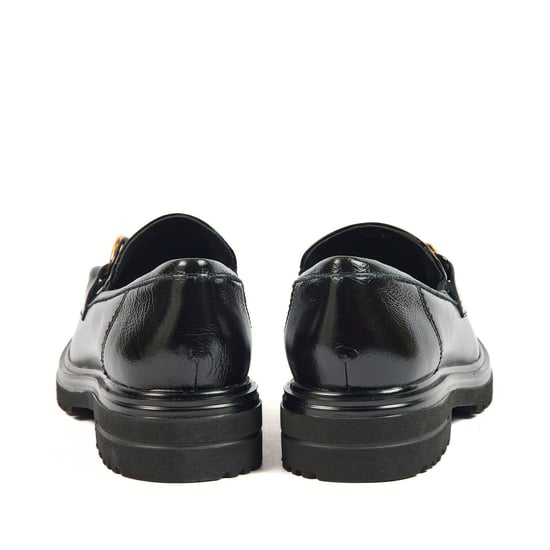 Pod Tate Faux Leather Women's Black Loafers - Image 2