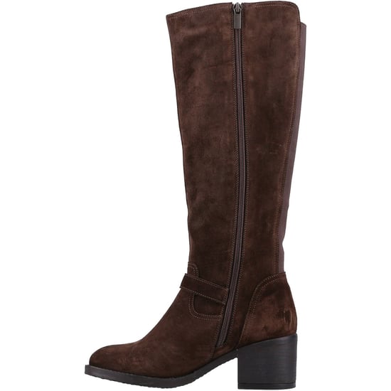 Hush Puppies Heidi Leather Women's Brown Suede Boots - Image 4