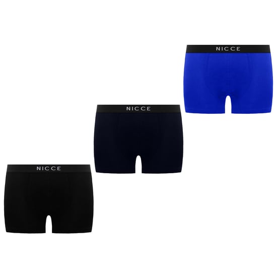 Nicce 3-Pack Alesi Mens Multicoloured Boxer Shorts - Image 1
