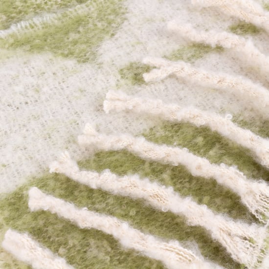 Hoem Meta Jacquard Tasselled Throw