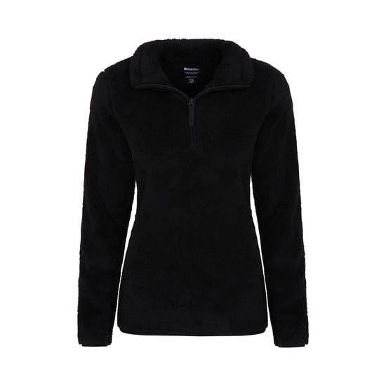 Mountain Warehouse Womens/Ladies Teddy Fleece Quarter Zip Fleece Top (Black) - Image 4