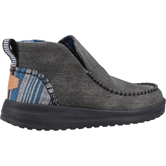 HEYDUDE Denny Cotton Women's Black Boots - Image 2