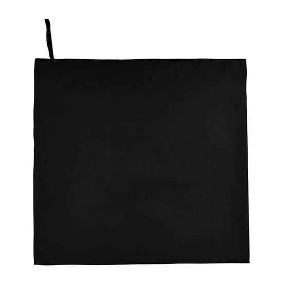 SOLS Atoll 100 Microfibre Bath Sheet (Black) - Image 1