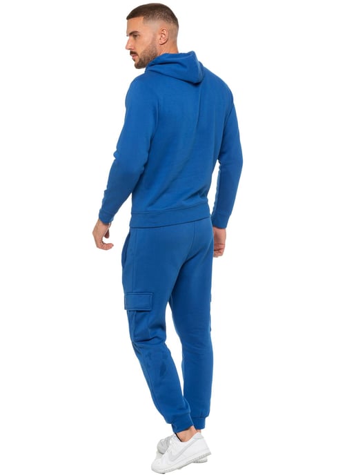 Enzo | Chándal con capucha para hombre - Azul - Image 3